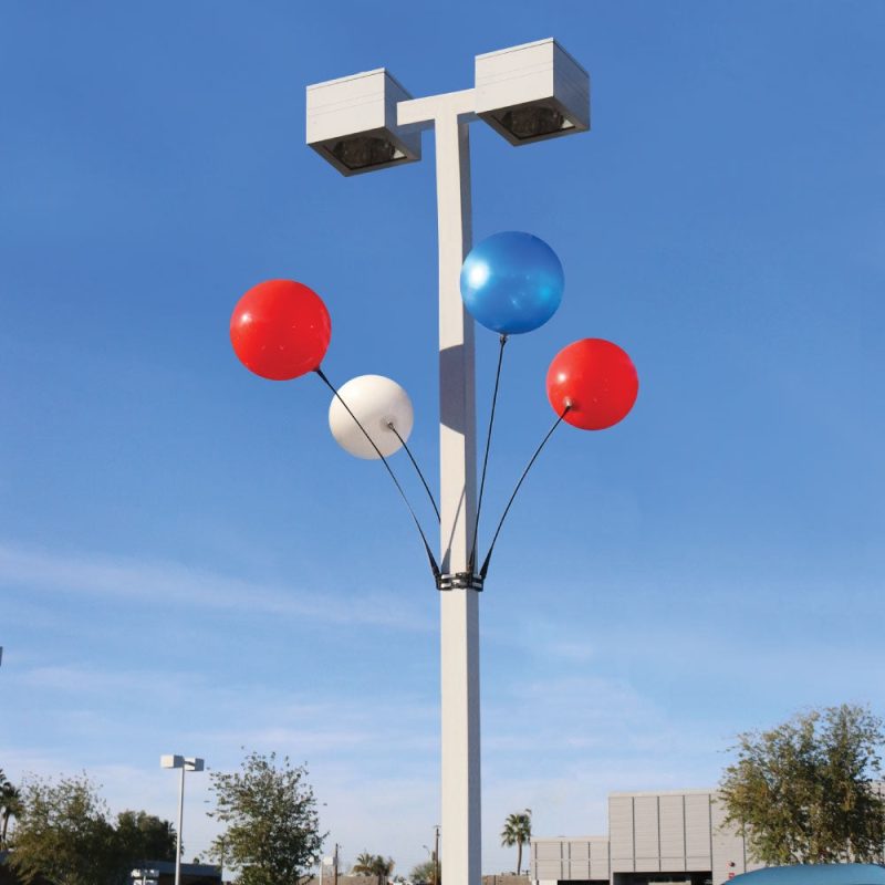 DuraBalloon light pole kit 4 balloon