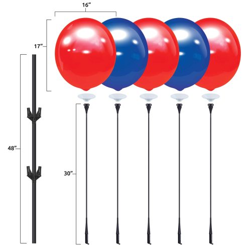 Push Button Bobber 5 Balloon Cluster Pole Kit Hardware Web Image sw c83ff88f abd3 46ac a377 9e0dead44d63