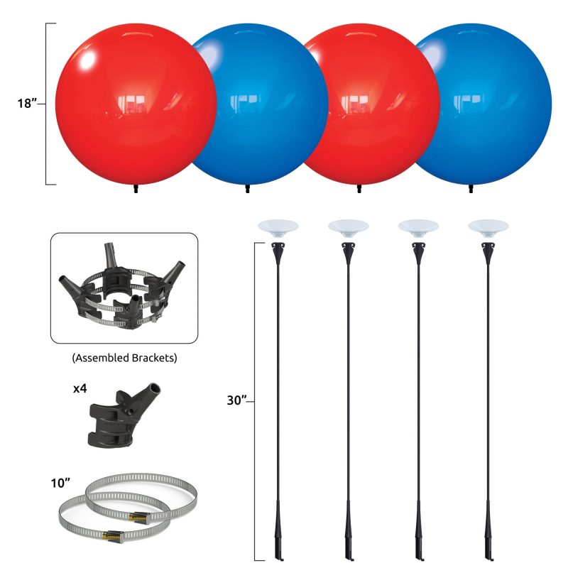 duraballoonr light pole kit 4 pack dbktlbmc999 tpb