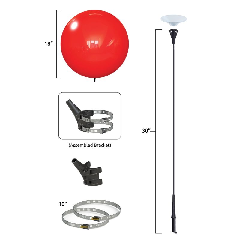 duraballoonr light pole kit single dbktlbcc999 tpb